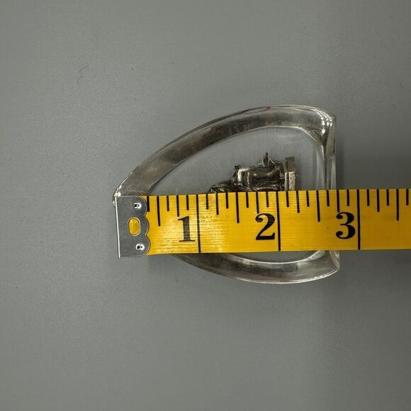 Vintage Pieta By Michelangelo Creed Etched Glass Statue Figurine 2.75x2.25 READ - Picture 9 of 11